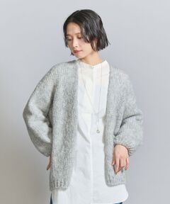 ＜TRICOTS JEAN MARC＞ミドルゲージ ノーボタン ニット カーディガン