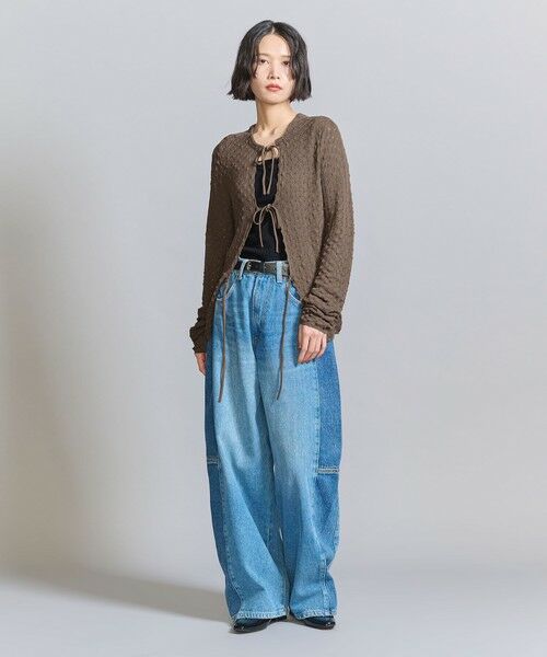 BEAUTY&YOUTH UNITED ARROWS / ビューティー&ユース ユナイテッドアローズ カーディガン・ボレロ | 【WEB限定】リボンニットカーディガン -2WAY- | 詳細20