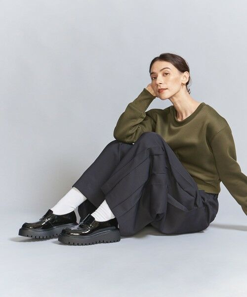 BEAUTY&YOUTH UNITED ARROWS / ビューティー&ユース ユナイテッドアローズ フラットシューズ | ＜CORSO ROMA 9＞エナメル プラットフォーム ローファー | 詳細1