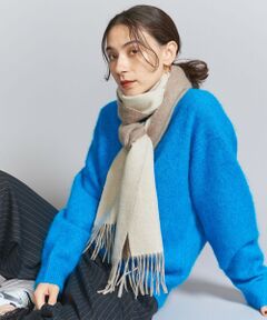 【別注】＜Eds Cashmere＞カシミヤ リバーシブル マフラー