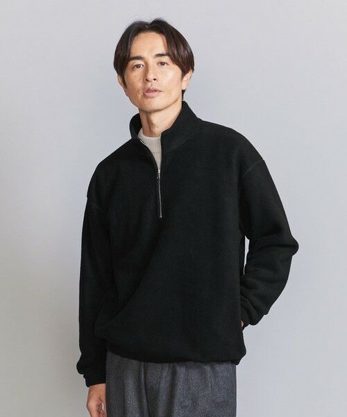 BEAUTY&YOUTH UNITED ARROWS / ビューティー&ユース ユナイテッドアローズ カットソー | ナチュール フリース ハーフジップ プルオーバー | 詳細2