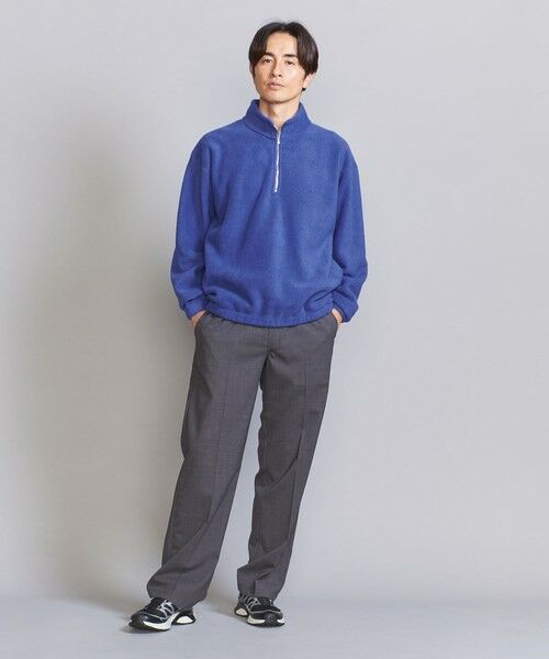 BEAUTY&YOUTH UNITED ARROWS / ビューティー&ユース ユナイテッドアローズ カットソー | ナチュール フリース ハーフジップ プルオーバー | 詳細21