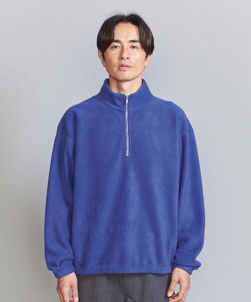 BEAUTY&YOUTH UNITED ARROWS / ビューティー&ユース ユナイテッドアローズ カットソー | ナチュール フリース ハーフジップ プルオーバー | 詳細23