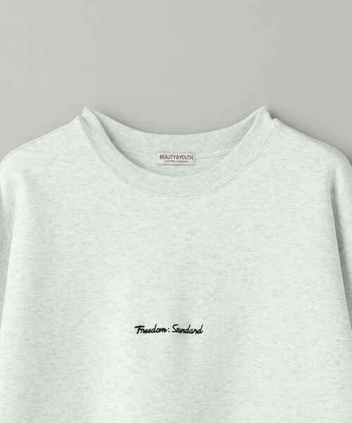 BEAUTY&YOUTH UNITED ARROWS / ビューティー&ユース ユナイテッドアローズ カットソー | フリーダム スタンダード エンボス クルーネックスウェット | 詳細5