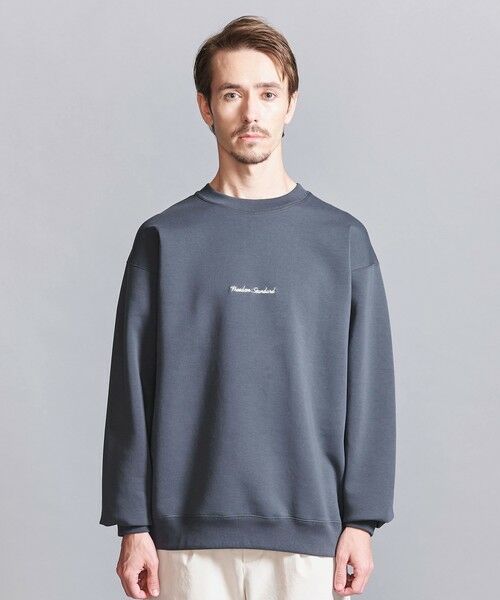 BEAUTY&YOUTH UNITED ARROWS / ビューティー&ユース ユナイテッドアローズ カットソー | フリーダム スタンダード エンボス クルーネックスウェット | 詳細14