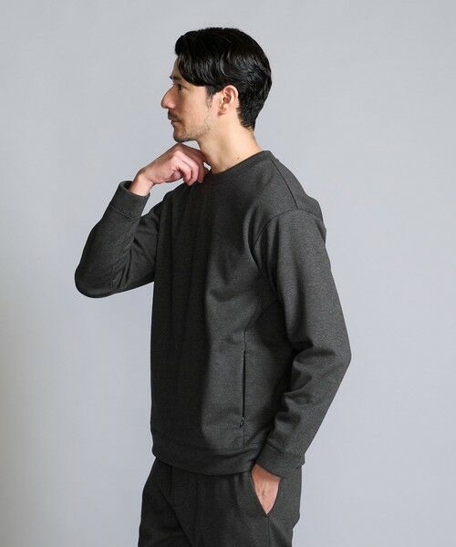 BEAUTY&YOUTH UNITED ARROWS / ビューティー&ユース ユナイテッドアローズ スウェット | 【WEB限定 WARDROBE SMART】ダンボールニット クルーネック スウェット/セットアップ対応 | 詳細11