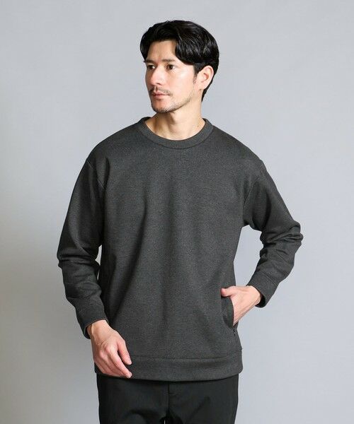 BEAUTY&YOUTH UNITED ARROWS / ビューティー&ユース ユナイテッドアローズ スウェット | 【WEB限定 WARDROBE SMART】ダンボールニット クルーネック スウェット/セットアップ対応 | 詳細12