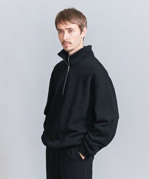 BEAUTY&YOUTH UNITED ARROWS / ビューティー&ユース ユナイテッドアローズ カットソー | SNAZZY ハーフジップ スウェット | 詳細8