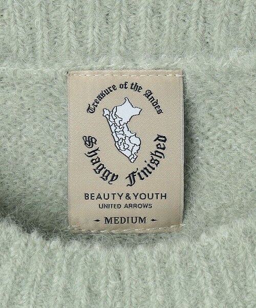 BEAUTY&YOUTH UNITED ARROWS / ビューティー&ユース ユナイテッドアローズ ニット・セーター | エア シャギー アルパカ クルーネック ニット | 詳細8