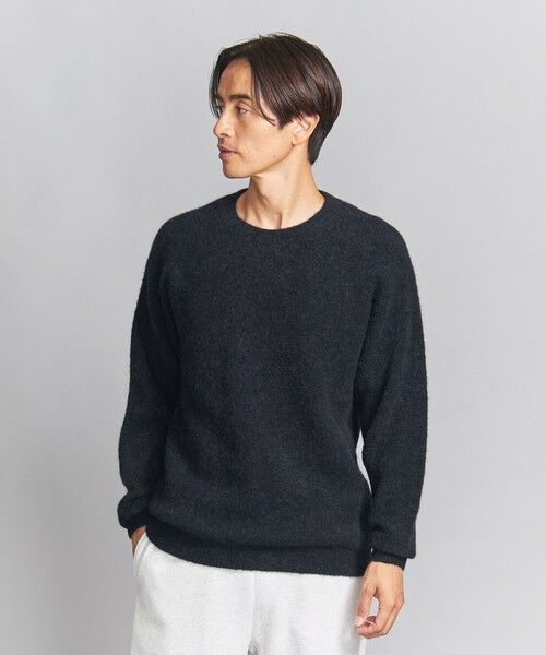 BEAUTY&YOUTH UNITED ARROWS / ビューティー&ユース ユナイテッドアローズ ニット・セーター | エア シャギー アルパカ クルーネック ニット | 詳細18