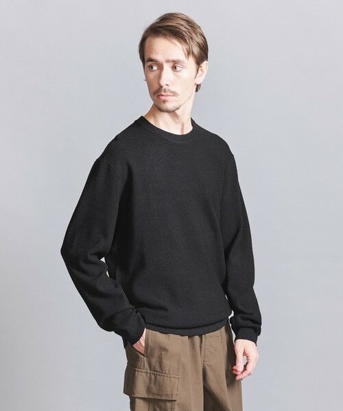 BEAUTY&YOUTH UNITED ARROWS / ビューティー&ユース ユナイテッドアローズ ニット・セーター | ウールブレンド クルーネック ‐ウォッシャブル‐ | 詳細7