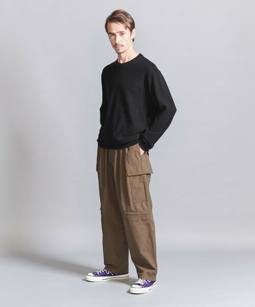 BEAUTY&YOUTH UNITED ARROWS / ビューティー&ユース ユナイテッドアローズ ニット・セーター | ウールブレンド クルーネック ‐ウォッシャブル‐ | 詳細8