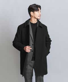 【WEB限定 WARDROBE SMART】PE メルトン バルカラーコート