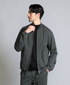 【WEB限定 WARDROBE SMART】ヒートストレージ ジップ ブルゾン/セットアップ対応