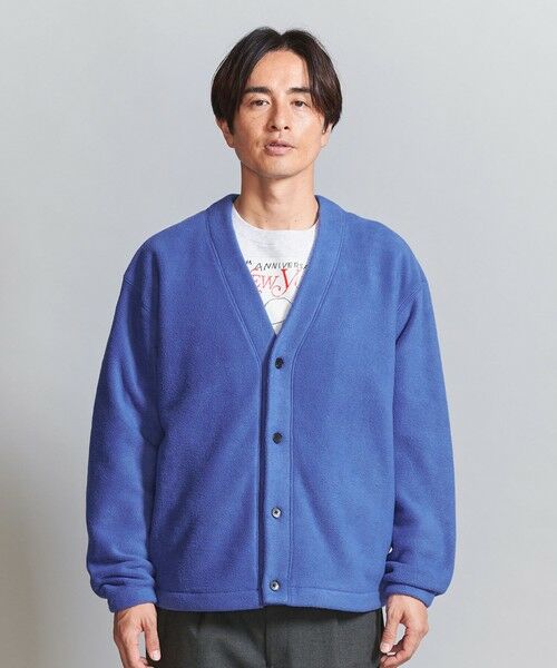 BEAUTY&YOUTH UNITED ARROWS / ビューティー&ユース ユナイテッドアローズ パーカー | ナチュール フリース Vネック カーディガン | 詳細10