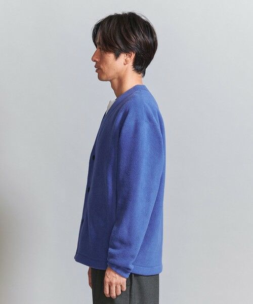 BEAUTY&YOUTH UNITED ARROWS / ビューティー&ユース ユナイテッドアローズ パーカー | ナチュール フリース Vネック カーディガン | 詳細11