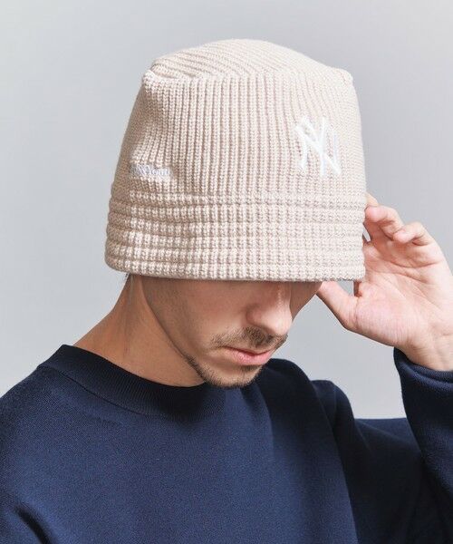 BEAUTY&YOUTH UNITED ARROWS / ビューティー&ユース ユナイテッドアローズ ハット | 【別注】 ＜NEW ERA＞ ニット バケット ハット | 詳細1