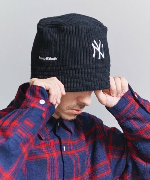 BEAUTY&YOUTH UNITED ARROWS / ビューティー&ユース ユナイテッドアローズ ハット | 【別注】 ＜NEW ERA＞ ニット バケット ハット | 詳細9