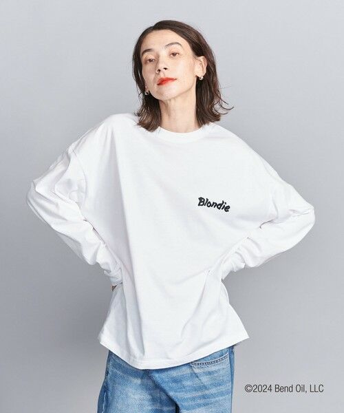 BEAUTY&YOUTH UNITED ARROWS / ビューティー&ユース ユナイテッドアローズ Tシャツ | 【別注】＜Blondie＞プリント ロングスリーブ Tシャツ | 詳細4