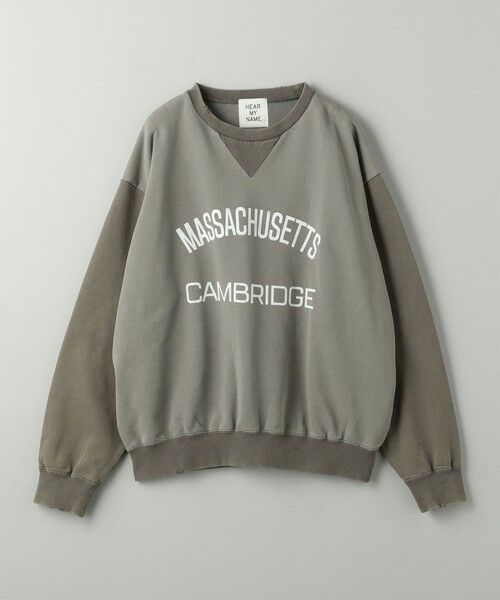 BEAUTY&YOUTH UNITED ARROWS / ビューティー&ユース ユナイテッドアローズ スウェット | 【別注】＜HEAR MY NAME＞ロゴスウェットプルオーバー | 詳細4