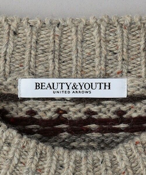 BEAUTY&YOUTH UNITED ARROWS / ビューティー&ユース ユナイテッドアローズ ニット・セーター | ノルディック ジャガードニット プルオーバー | 詳細19