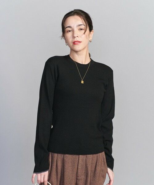 BEAUTY&YOUTH UNITED ARROWS / ビューティー&ユース ユナイテッドアローズ ニット・セーター | リブライン ニット プルオーバー -ウォッシャブル- | 詳細10