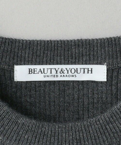 BEAUTY&YOUTH UNITED ARROWS / ビューティー&ユース ユナイテッドアローズ ニット・セーター | リブライン ニット プルオーバー -ウォッシャブル- | 詳細13