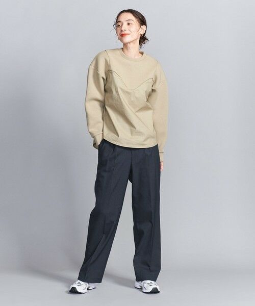 BEAUTY&YOUTH UNITED ARROWS / ビューティー&ユース ユナイテッドアローズ その他パンツ | ウールライク バックゴム ストレートパンツ | 詳細15