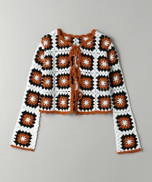 BEAUTY&YOUTH UNITED ARROWS / ビューティー&ユース ユナイテッドアローズ カーディガン・ボレロ | 【別注】＜LOGAN knitting mills＞クロシェニット カーディガン | 詳細14