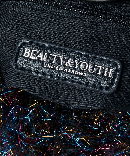 BEAUTY&YOUTH UNITED ARROWS / ビューティー&ユース ユナイテッドアローズ ハンドバッグ | ニット ラメ ワンハンドル バッグ | 詳細6