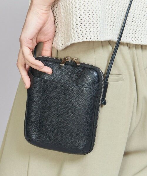 BEAUTY&YOUTH UNITED ARROWS / ビューティー&ユース ユナイテッドアローズ ショルダーバッグ | レザー ジップ ショルダーバッグ -2WAY- | 詳細2