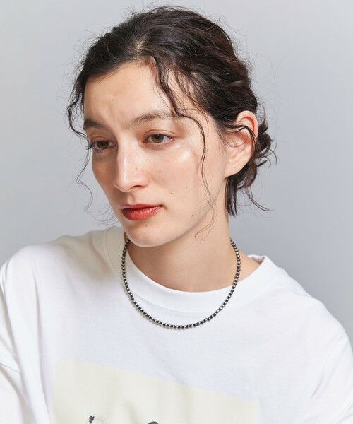 BEAUTY&YOUTH UNITED ARROWS / ビューティー&ユース ユナイテッドアローズ ネックレス・ペンダント・チョーカー | ＜ERICKA NICOLAS BEGAY＞ナバホパール プレーン ネックレス | 詳細2