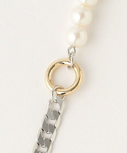 BEAUTY&YOUTH UNITED ARROWS / ビューティー&ユース ユナイテッドアローズ ネックレス・ペンダント・チョーカー | チェーン×パールモチーフ ネックレス -2WAY- | 詳細6