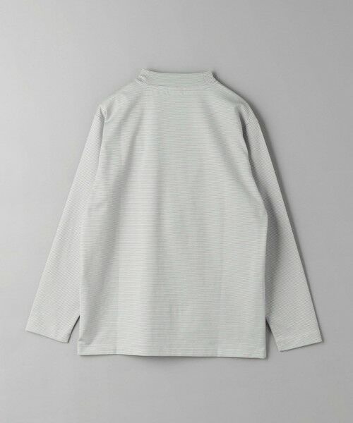 BEAUTY&YOUTH UNITED ARROWS / ビューティー&ユース ユナイテッドアローズ カットソー | クリア ボーダー ジャケット Tシャツ ‐抗菌 防臭‐ | 詳細1