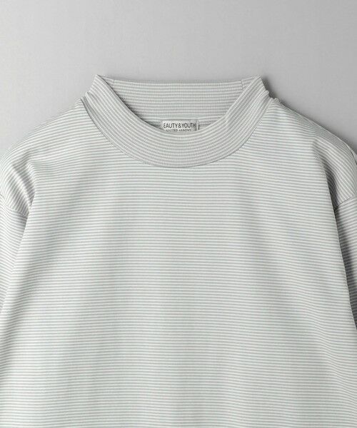 BEAUTY&YOUTH UNITED ARROWS / ビューティー&ユース ユナイテッドアローズ カットソー | クリア ボーダー ジャケット Tシャツ ‐抗菌 防臭‐ | 詳細2