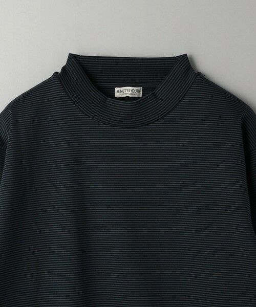 BEAUTY&YOUTH UNITED ARROWS / ビューティー&ユース ユナイテッドアローズ カットソー | クリア ボーダー ジャケット Tシャツ ‐抗菌 防臭‐ | 詳細5