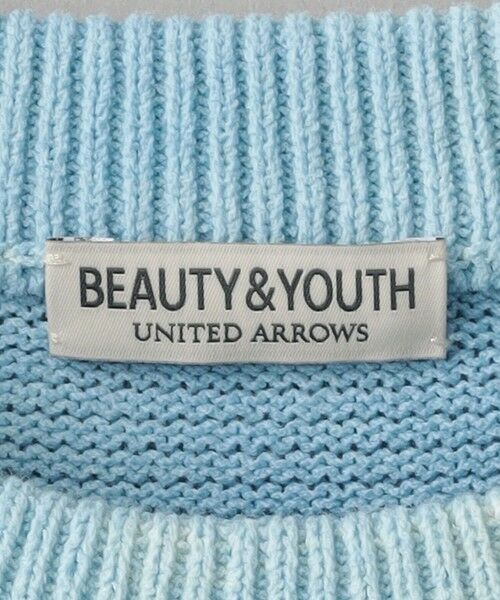 BEAUTY&YOUTH UNITED ARROWS / ビューティー&ユース ユナイテッドアローズ ニット・セーター | スペック ダイ  コットン クルーネック ニット ‐ウォッシャブル‐ | 詳細8