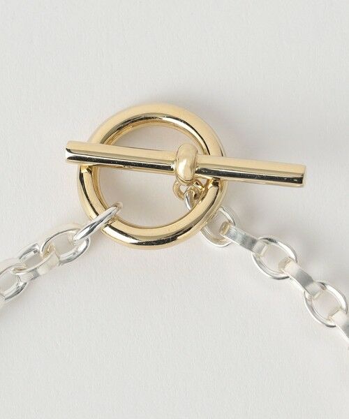 BEAUTY&YOUTH UNITED ARROWS / ビューティー&ユース ユナイテッドアローズ ブレスレット・バングル | SILVER925 x BRASS ブレスレット | 詳細4