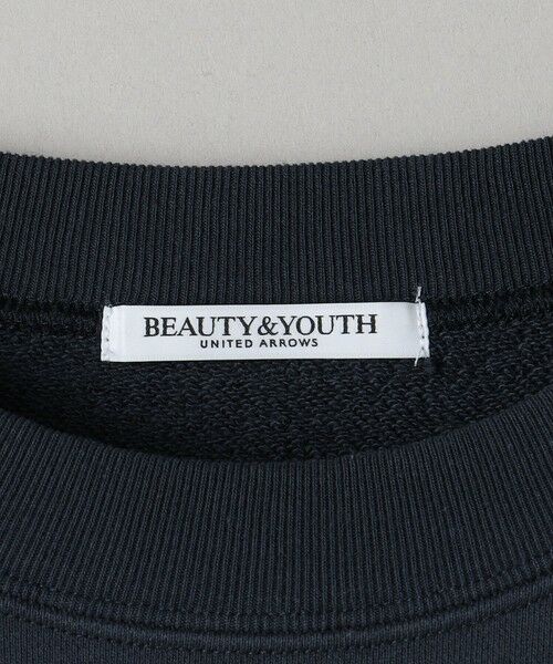 BEAUTY&YOUTH UNITED ARROWS / ビューティー&ユース ユナイテッドアローズ スウェット | コットン裏毛 ロゴスウェット プルオーバー | 詳細15