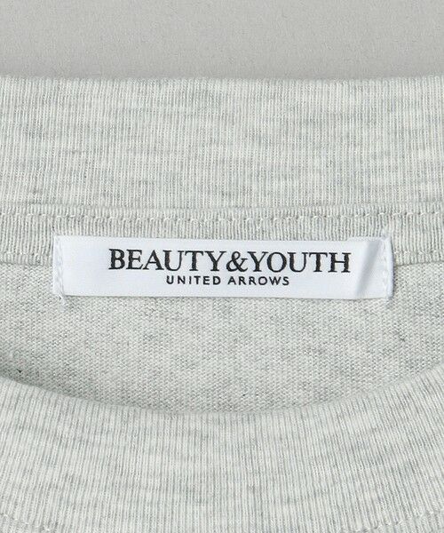 BEAUTY&YOUTH UNITED ARROWS / ビューティー&ユース ユナイテッドアローズ カットソー | コットンロゴ ロングスリーブ Tシャツ | 詳細10