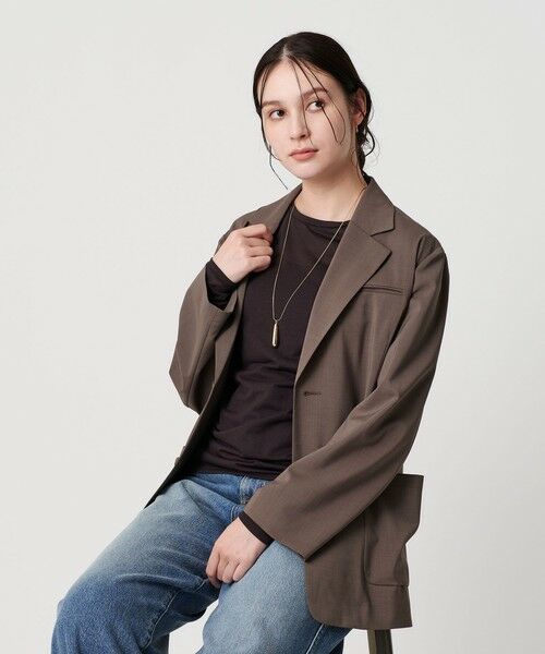 BEAUTY&YOUTH UNITED ARROWS / ビューティー&ユース ユナイテッドアローズ カットソー | コットンナイロン天竺 シアー クルーネック Tシャツ | 詳細14