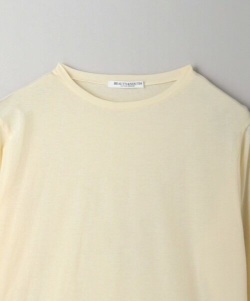 BEAUTY&YOUTH UNITED ARROWS / ビューティー&ユース ユナイテッドアローズ カットソー | コットンナイロン天竺 シアー クルーネック Tシャツ | 詳細20