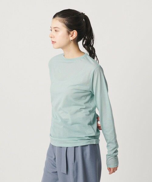 BEAUTY&YOUTH UNITED ARROWS / ビューティー&ユース ユナイテッドアローズ カットソー | コットンナイロン天竺 シアー クルーネック Tシャツ | 詳細27