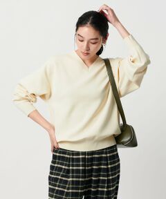 BEAUTY&YOUTH UNITED ARROWS / ビューティー&ユース ユナイテッドアローズ ニット・セーター | コットンナイロン Vネック プルオーバー -ウォッシャブル-