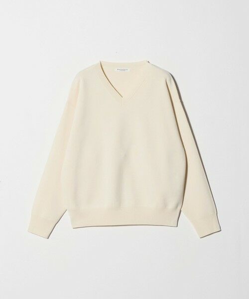 BEAUTY&YOUTH UNITED ARROWS / ビューティー&ユース ユナイテッドアローズ ニット・セーター | コットンナイロン Vネック プルオーバー -ウォッシャブル- | 詳細4