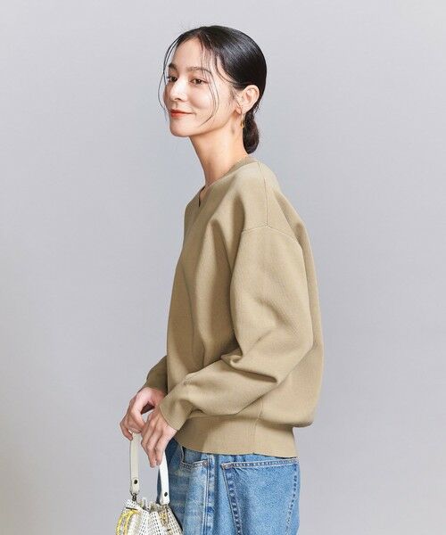 BEAUTY&YOUTH UNITED ARROWS / ビューティー&ユース ユナイテッドアローズ ニット・セーター | コットンナイロン Vネック プルオーバー -ウォッシャブル- | 詳細17