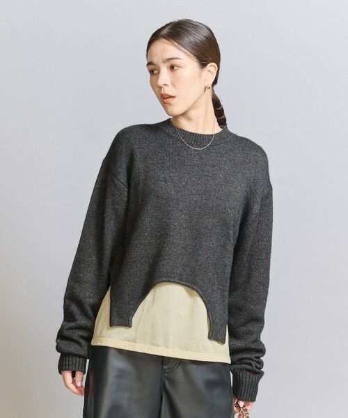 BEAUTY&YOUTH UNITED ARROWS / ビューティー&ユース ユナイテッドアローズ ニット・セーター | 【WEB限定】ガーターニットプルオーバー | 詳細1