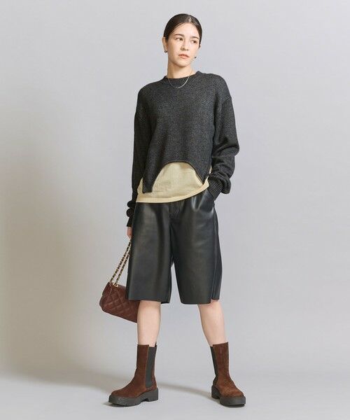 BEAUTY&YOUTH UNITED ARROWS / ビューティー&ユース ユナイテッドアローズ ニット・セーター | 【WEB限定】ガーターニットプルオーバー | 詳細3