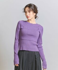 【WEB限定】ビスチェ＆リブニットプルオーバー -3WAY/ウォッシャブル-