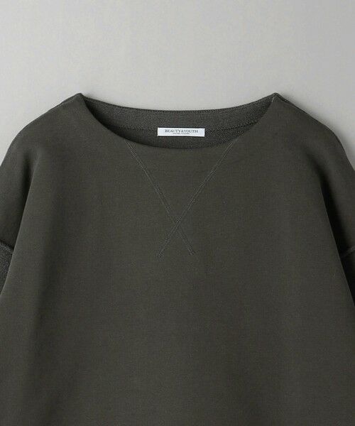 BEAUTY&YOUTH UNITED ARROWS / ビューティー&ユース ユナイテッドアローズ ニット・セーター | 【WEB限定】スウェット×ニット コンビプルオーバー -ウォッシャブル- | 詳細5